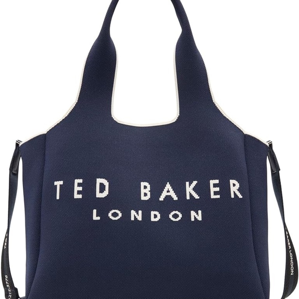Ted Baker Dark Blue Logo Tote